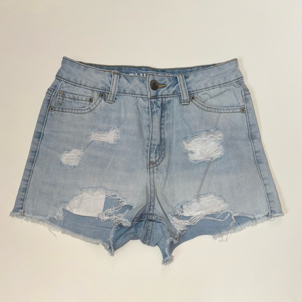 Light Wash Jean Shorts Size 0